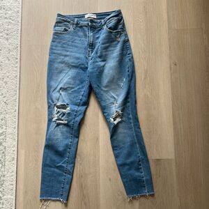 Distressed Blue Women's Jeans